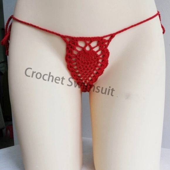 Christmas Bikini Bottom.  Xmas Thong - G String. - Picture 1 of 4